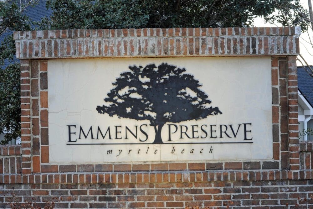 Emmens Preserve Signage