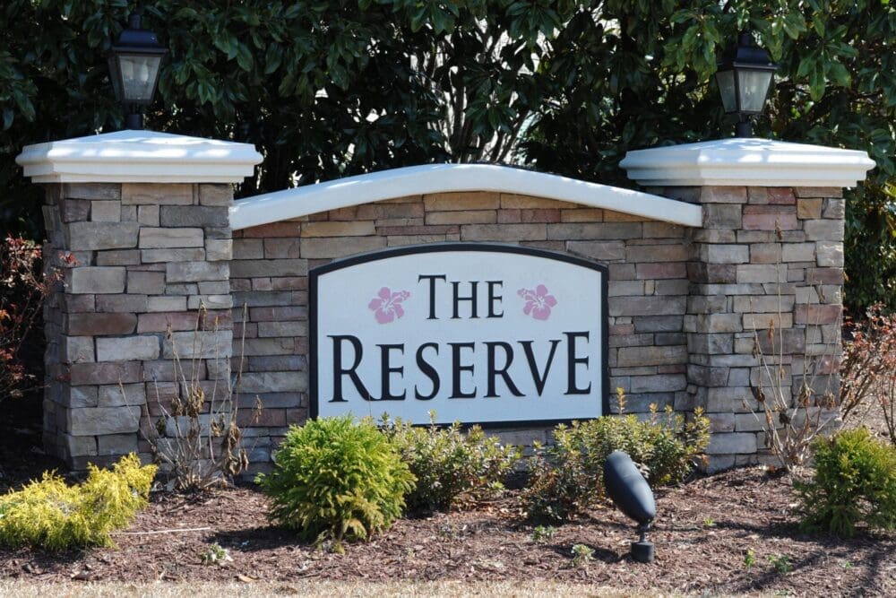 The Reserve Signage