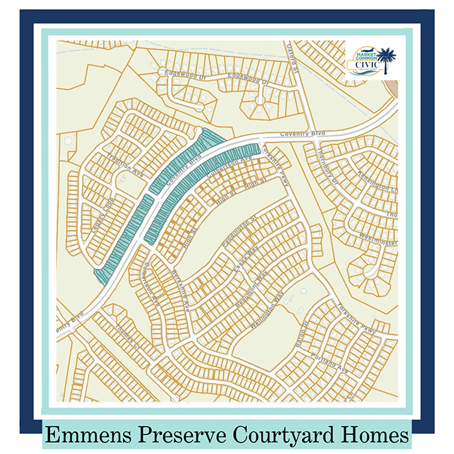 Emmens Preserve Courtyard Homes Map