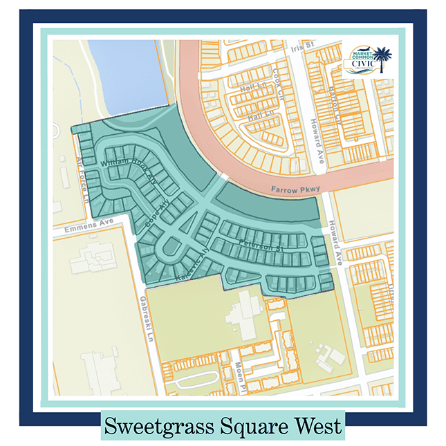 Sweetgrass Square West Map